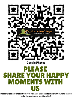 Laminated 8.5x11 custom QR code display by Ronda Media for easy access to links, menus, websites, and more in PA