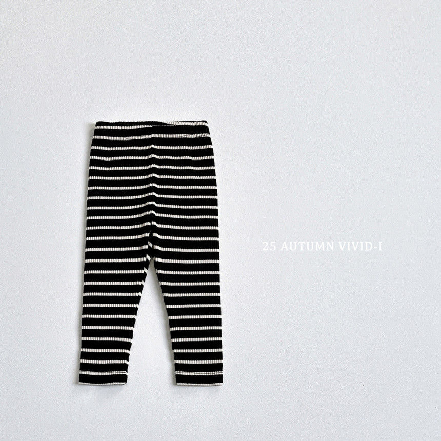 Thumbnail: [Ready to Ship] Ribbed Stripe Leggings