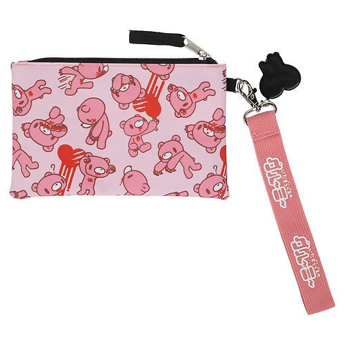 Thumbnail: Gloomy Bear with rubber charm Coin Pouch Wristlet