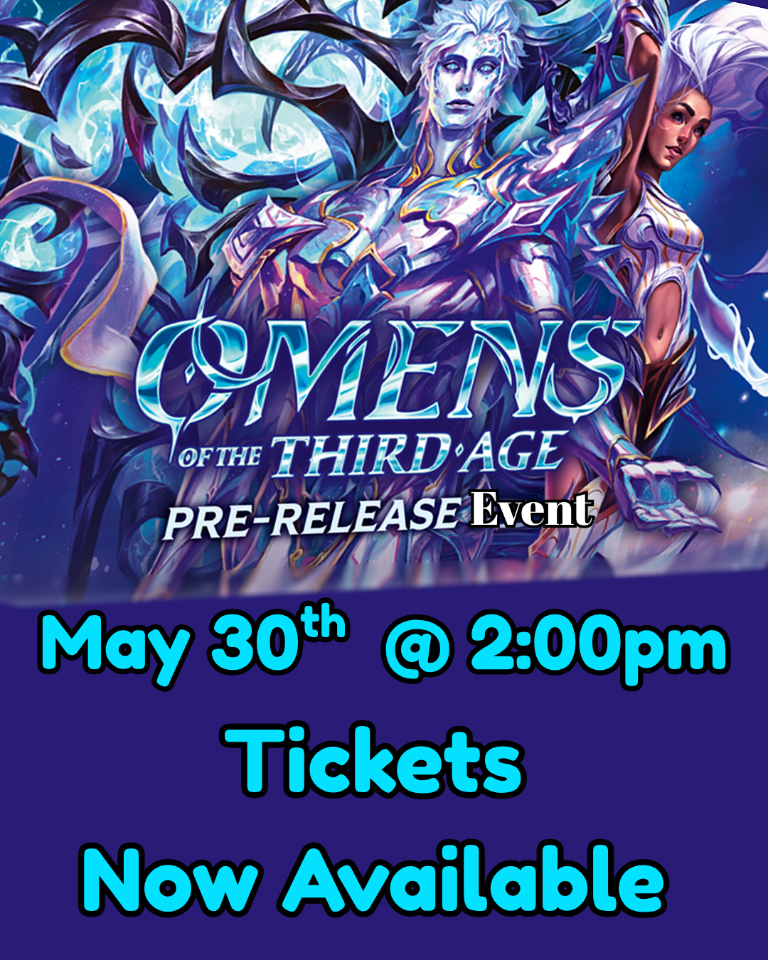 Flesh and Blood: Omens of the Third Age Pre-release In Store Event Ticket