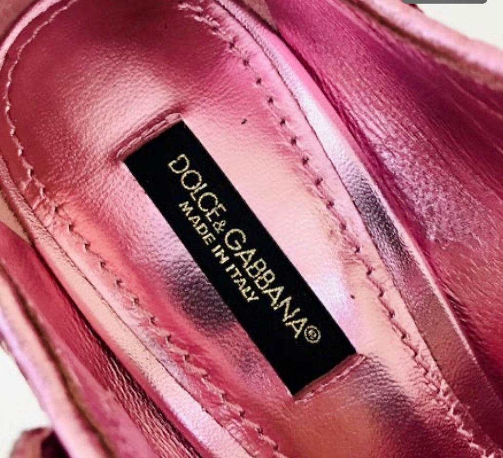 Thumbnail: Dolce& Gabbana Pink Sequin Mary Jane Pumps