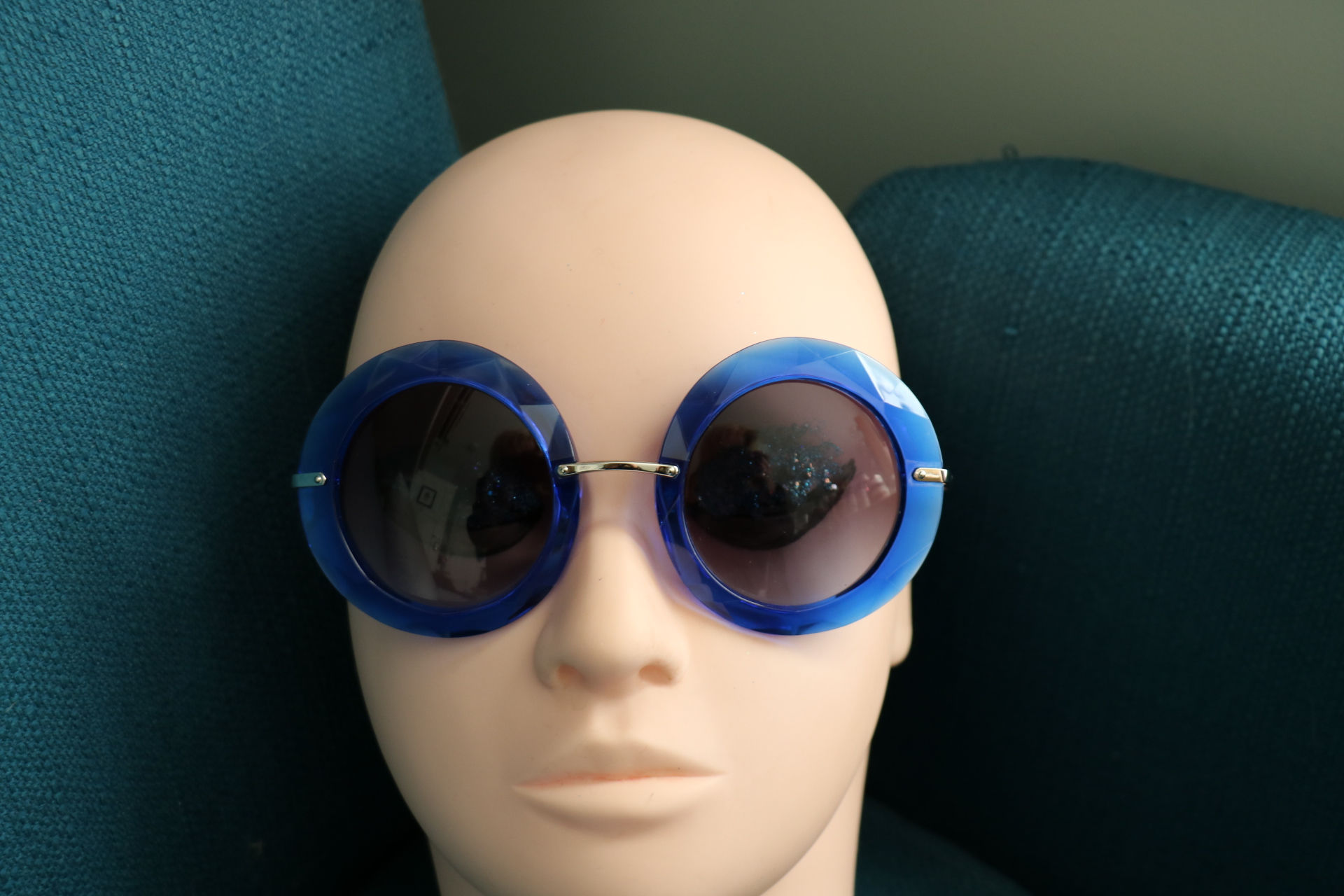 Dolce & Gabbana Blue Lucite Sunglasses