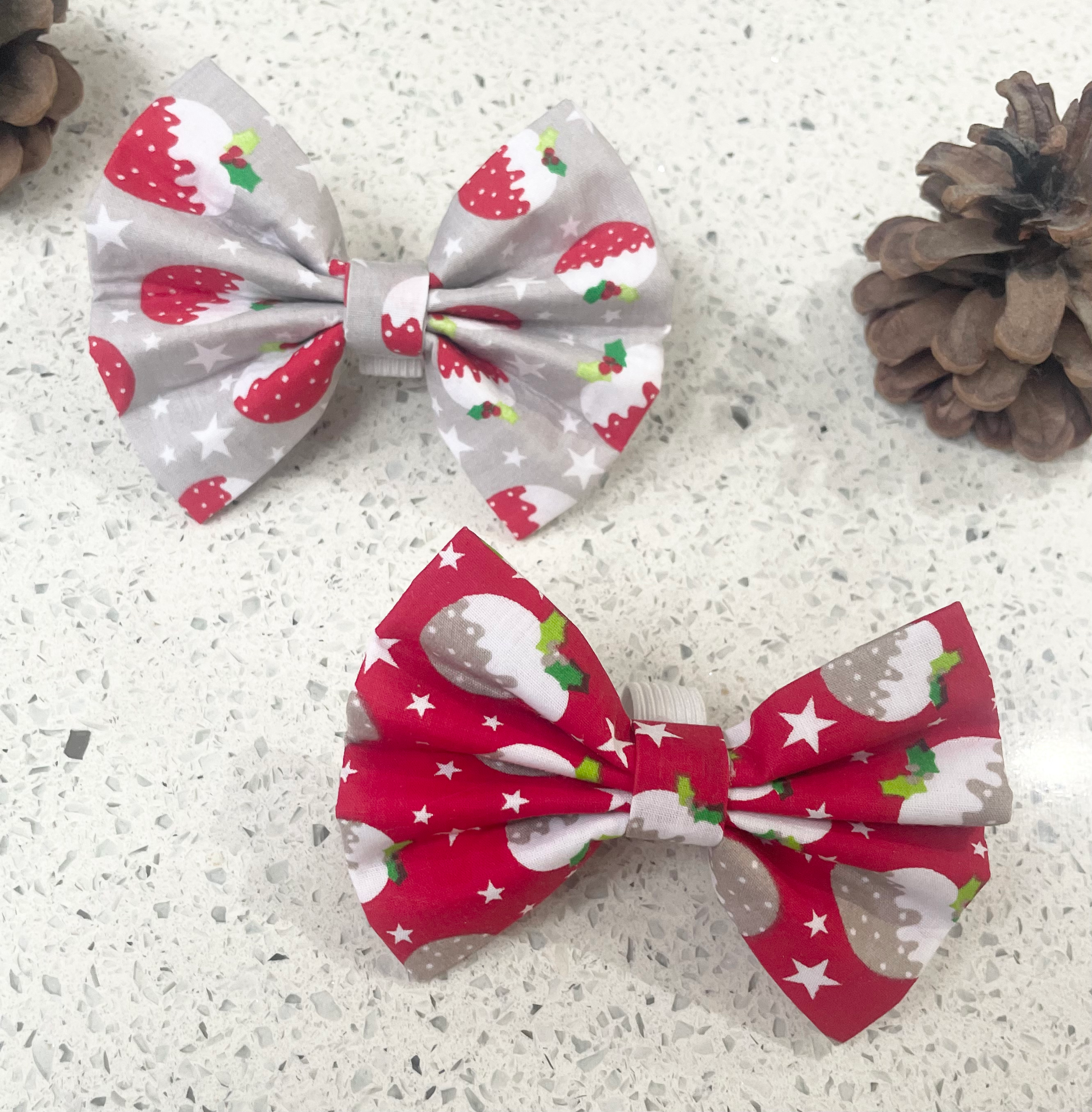 Christmas Dog Bow Tie