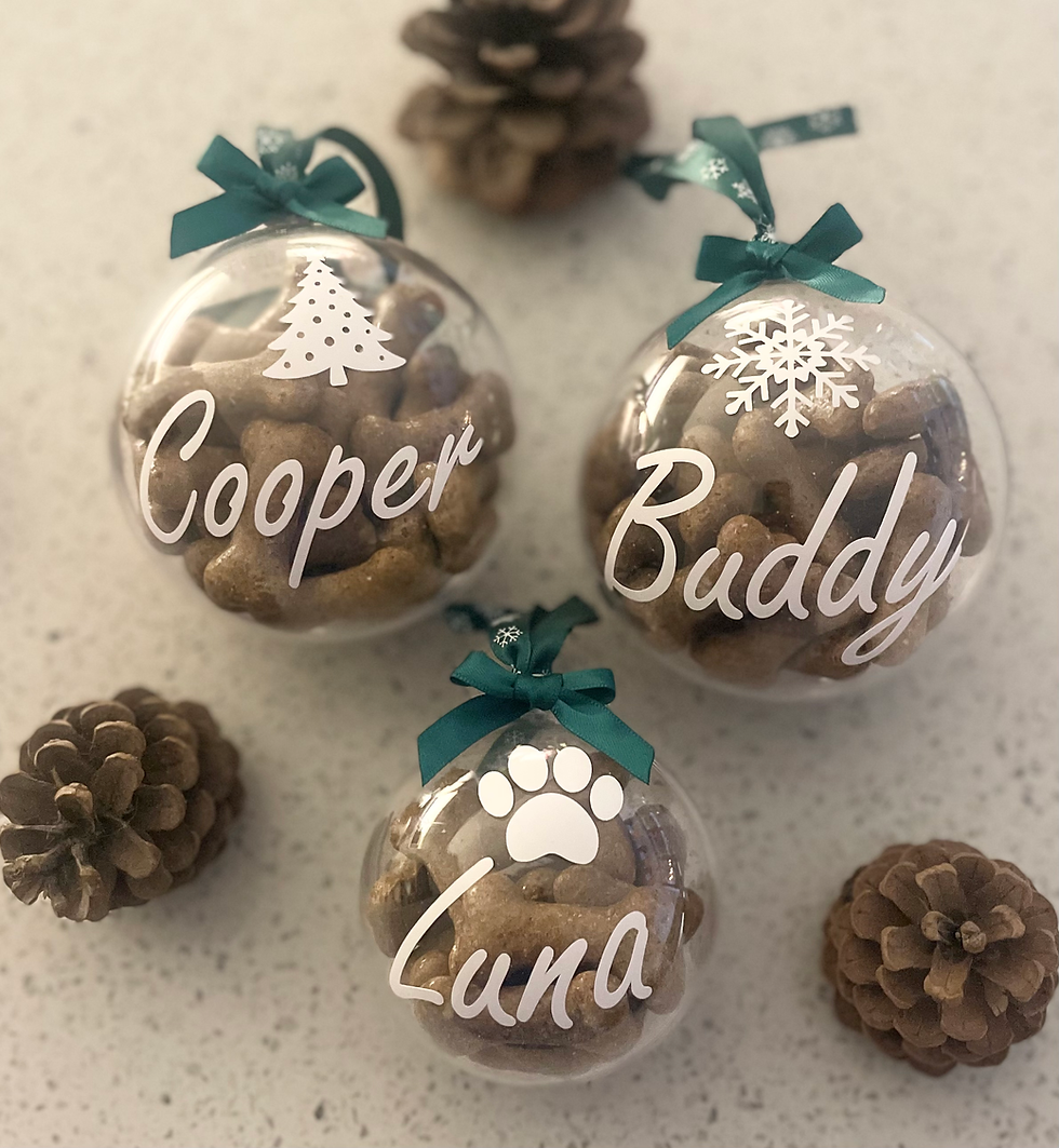 personalised christmas do treat baubles