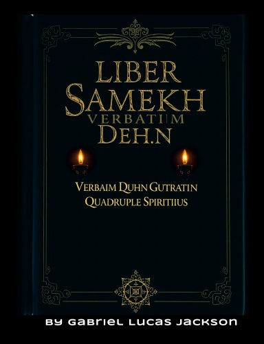 Book cover: LIBER SAMEKH VERBATIM DEH.N by Gabriel Lucas Jackson
