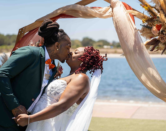 Mission Bay Resort Elopement Photos | Lynnquoyah and Richard