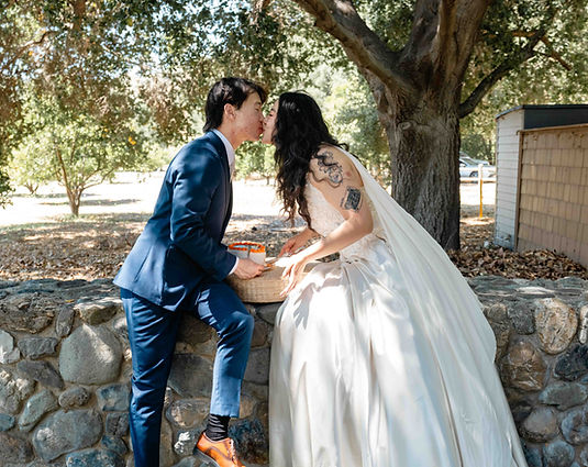 Santiago Oaks Regional Park Wedding Photos and Video | Amber and Oscar