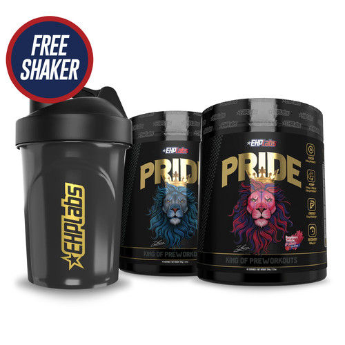 EHP LABS PRIDE PRE WORKOUT Combo Deal + Free Ehp Labs Shaker all