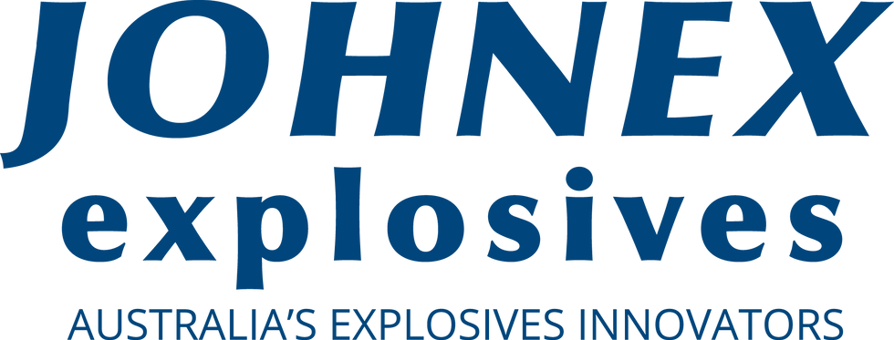 logo for johnex explosives