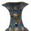 Miniature : Vase octogonal en émaux polychromes - Chine