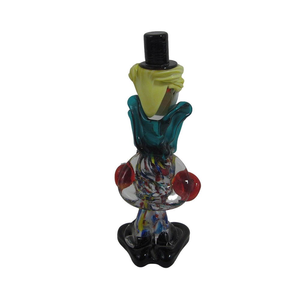 Miniature : Clown en verre étiré