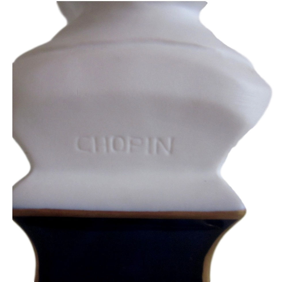 Miniature : Buste CHOPIN en porcelaine de Limoges