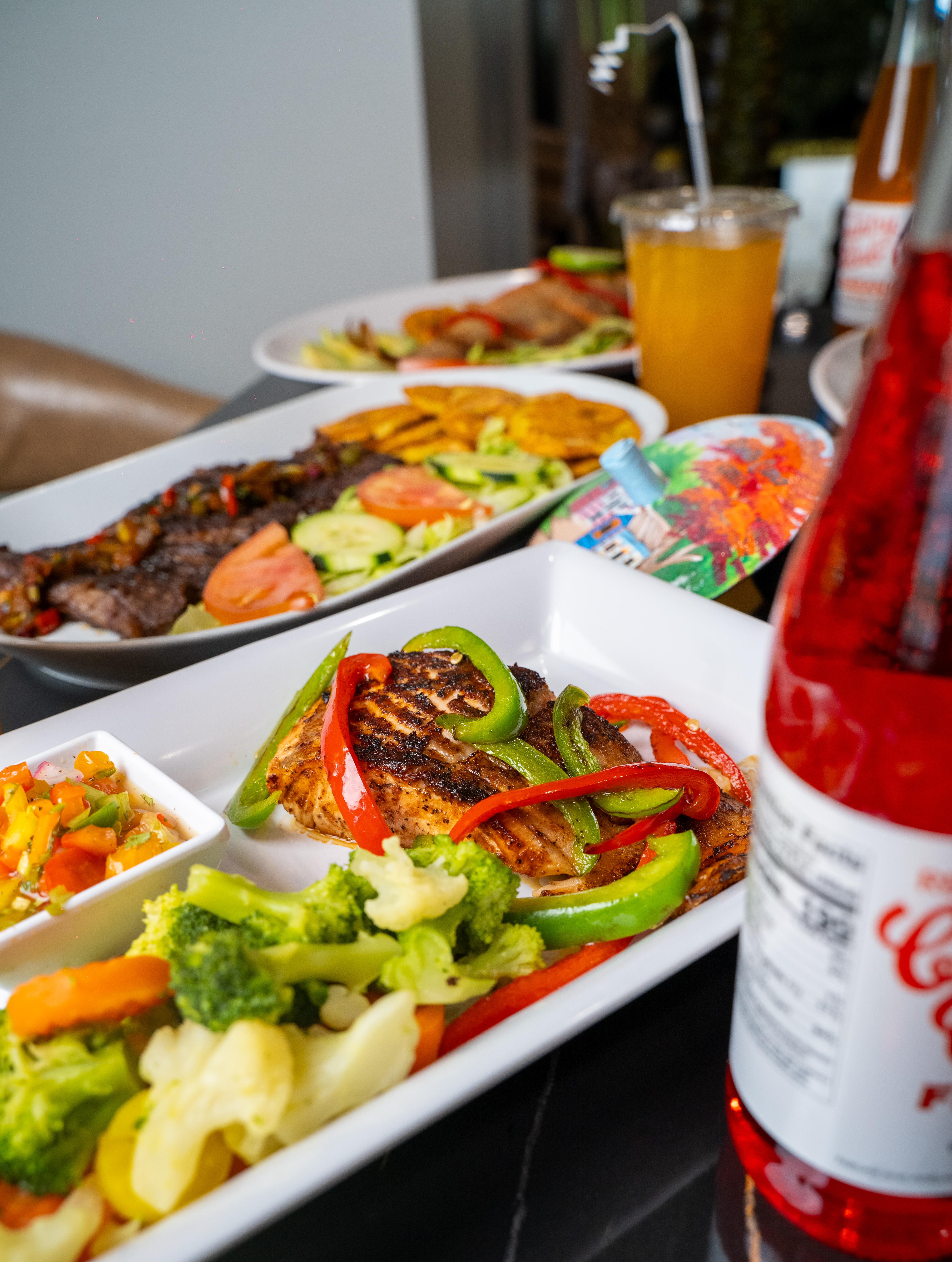 Arranged Food and Objects