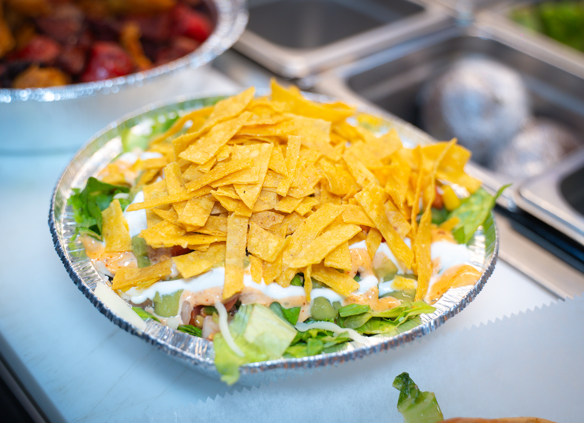 Arranged Food and Objects