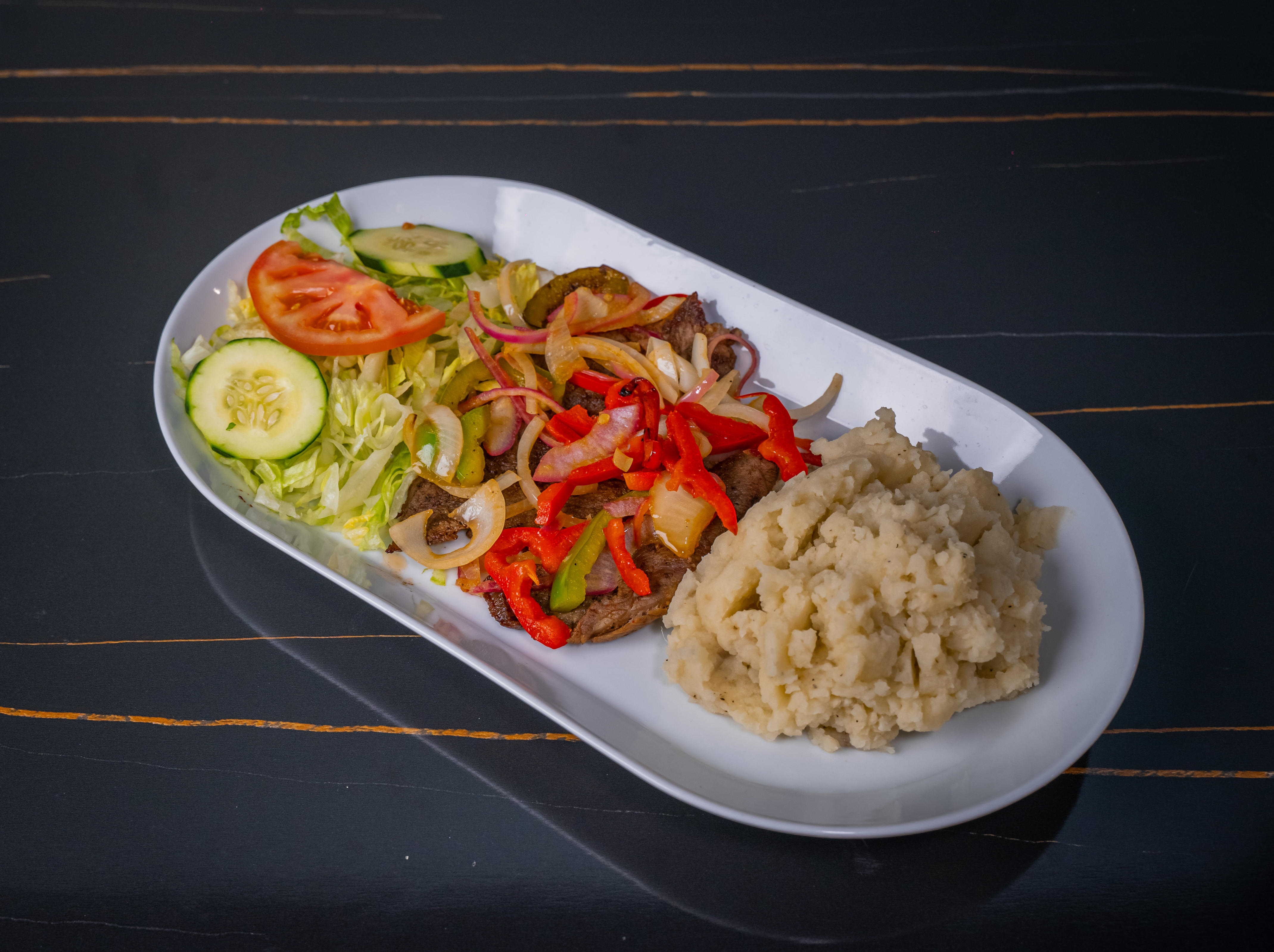 Arranged Food and Objects