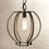 Thumbnail: Hand Crafted Wrought Iron Globe Ceiling Light