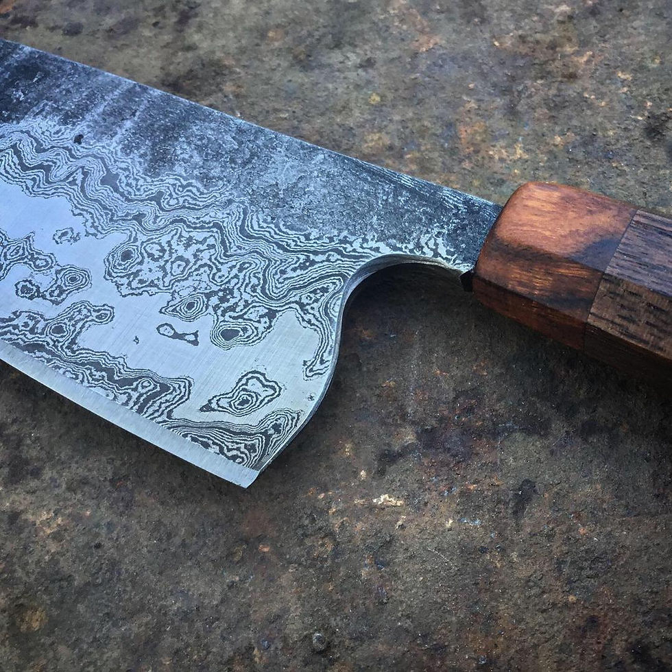Thumbnail: 6 1/2" Santoku (reclaimed materials)
