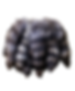 ASSORTED DYED RACOON TAIL ON BALL CHAIN 10"+
