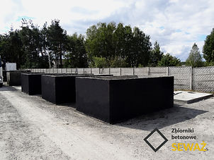 Szamba betonowe, zbiorniki betonowe wykonane z betonu B25