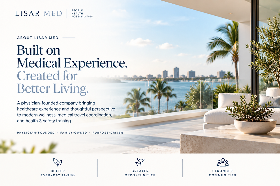 South Florida waterfront view representing the lifestyle focus of Lisar Med Solutions