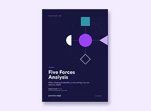 Cover of the Five Forces Analysis 2026 report by Practice Edge