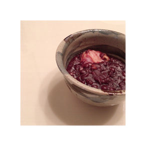 LOVE ♡ 粒あん と 小豆色