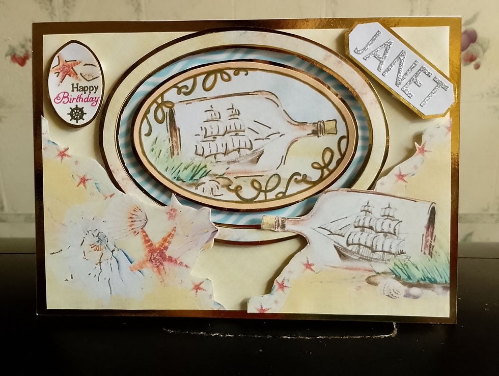 Thumbnail: Ship in a Bottle Card
