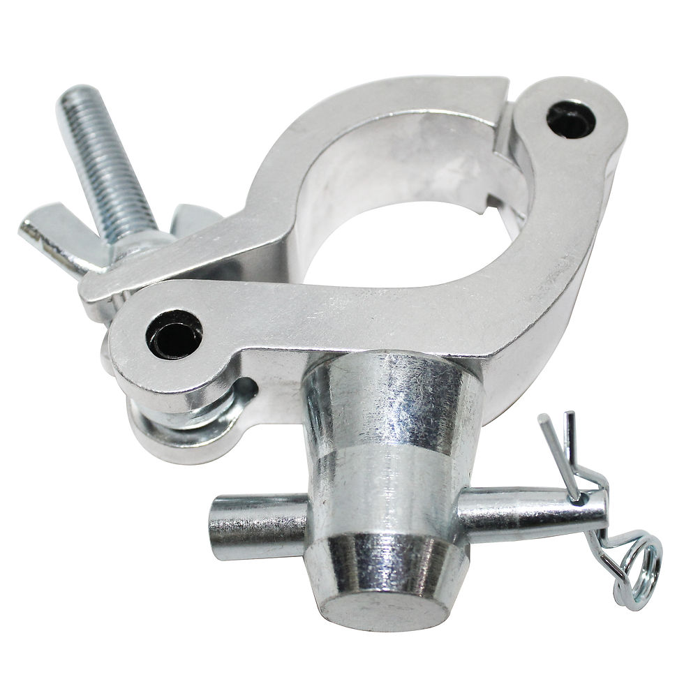 Thumbnail: Aluminum Side Entry Pro M10 Truss Clamp with Half Conical