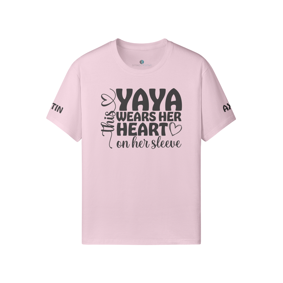 She wears her heart on her sleeve tshirt