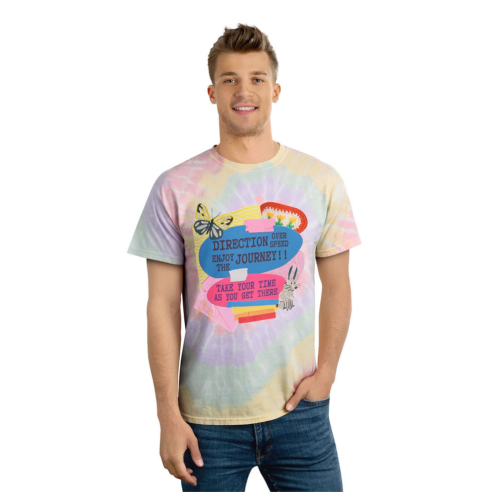 Thumbnail: Direction Over Speed - Spiral Tie-Dye Tee