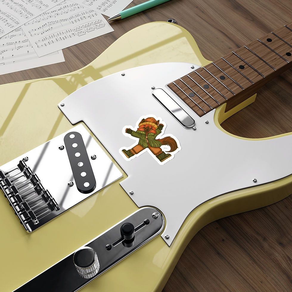 Thumbnail: Fall Fox - Die-Cut Stickers