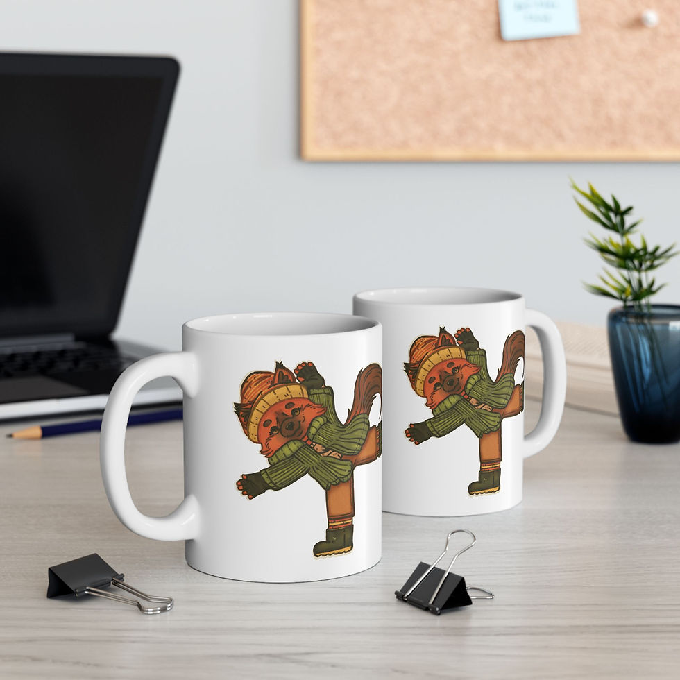 Thumbnail: Fall Fox - Ceramic Mug (11oz, 15oz)