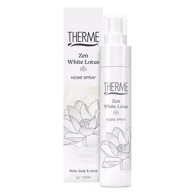 Perfumy do wnętrz Therme Zen White Lotus – subtelny spray do odświeżania i aromatyzacji przestrzeni
