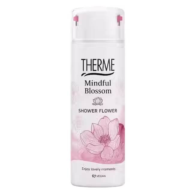Therme Mindful Blossom Shower Flower – delikatna kwiatowa pielęgnacja w innowacyjnej formie, która uprzyjemnia każdą kąpiel.