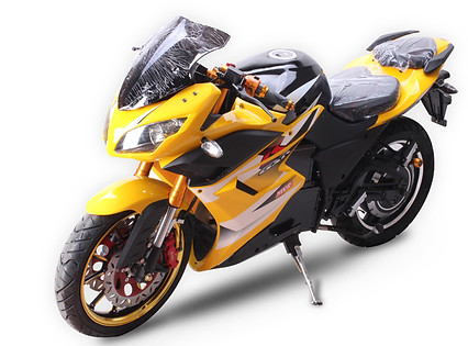 Green Motorbike Front