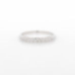 Elegant diamond line ring in gold featuring brilliant diamonds - custom engagement rings wholesale jewelry