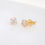 Thumbnail: Wholesale diamond earrings marquise cut cluster stud gold jewelry fine jewelry oval design