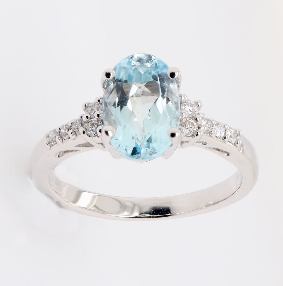 Thumbnail: Classic diamond engagement ring setting with pavé diamond accents and a polished gold band.
