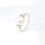 Thumbnail: Elegant gold pearl ring with diamond accents and baroque pearl - wholesale fine jewelry SVS Jewelry Thailand