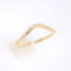 Gold chevron diamond ring with pavé-set diamonds by SVS Jewelry