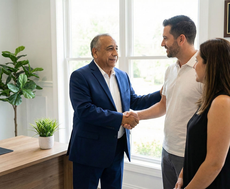 Don Hugo Nunez asesorando compradores de casa en Kissimmee incluyendo opciones con ITIN y programas de ayuda para pago inicial