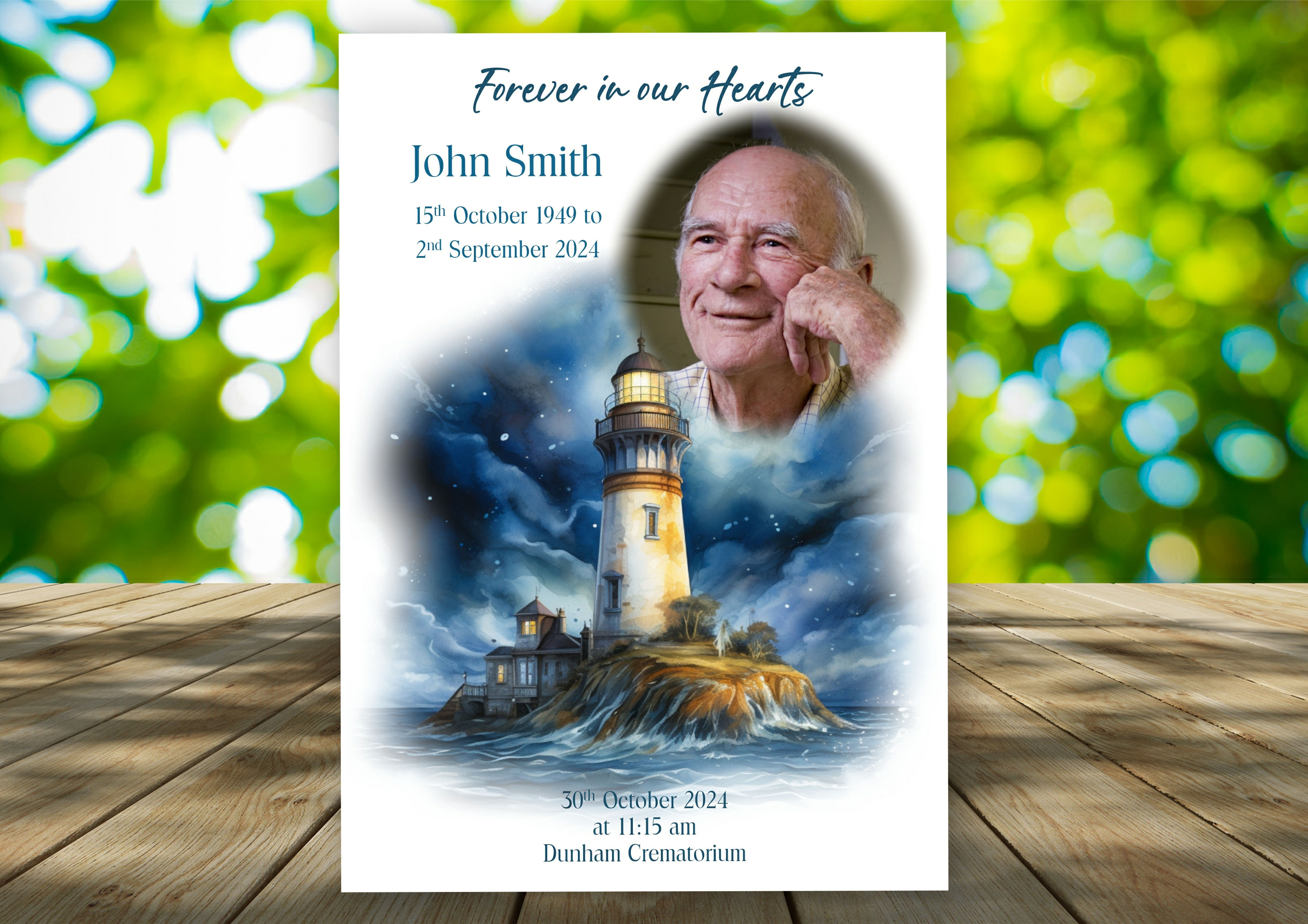 My Lighthouse Funeral Order of Service