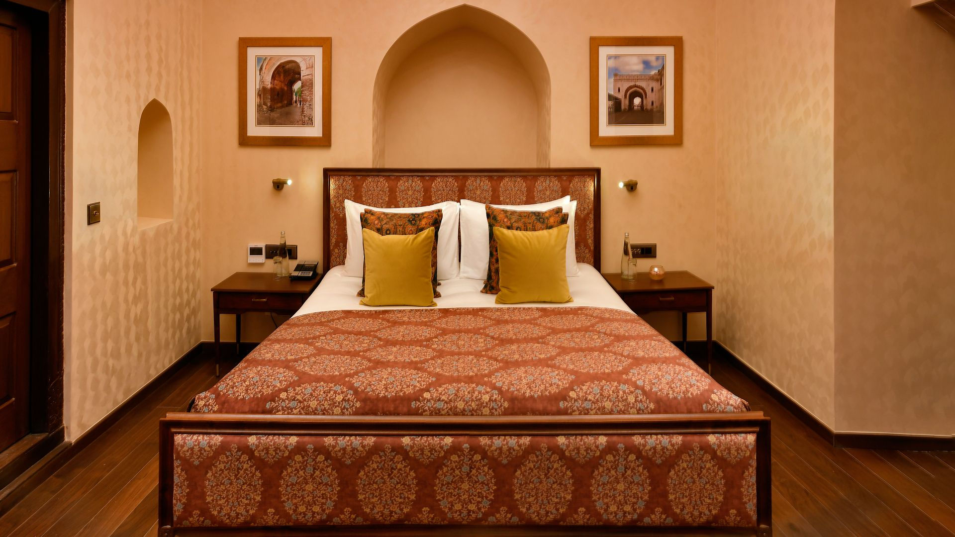 Ran Baas Qila Mubarak Ran Baas, The Palace stands as a benchmark in luxury heritage hospitality. Ran Baas blends history and modernity, offering storytelling suites, a serene spa, and culturally immersive dining. With global design accolades, it delivers a regal experience that feels both timeless and contemporary in comfort. Ran Baas is exclusive. Think 35 rooms total, tucked inside a 300-year-old royal complex. The atmosphere is regal yet relaxed. It’s not just a hotel, it’s staying in a restored palace with modern comforts.