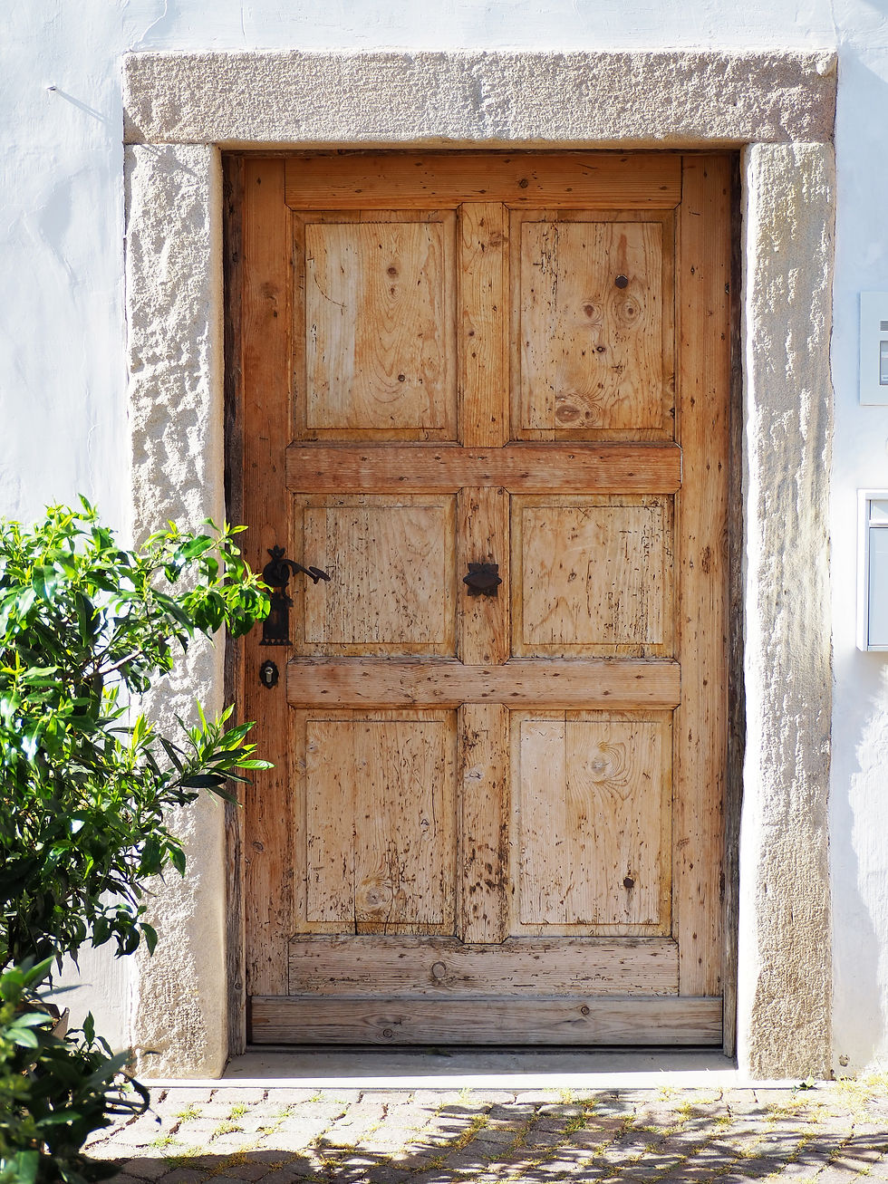 The front door