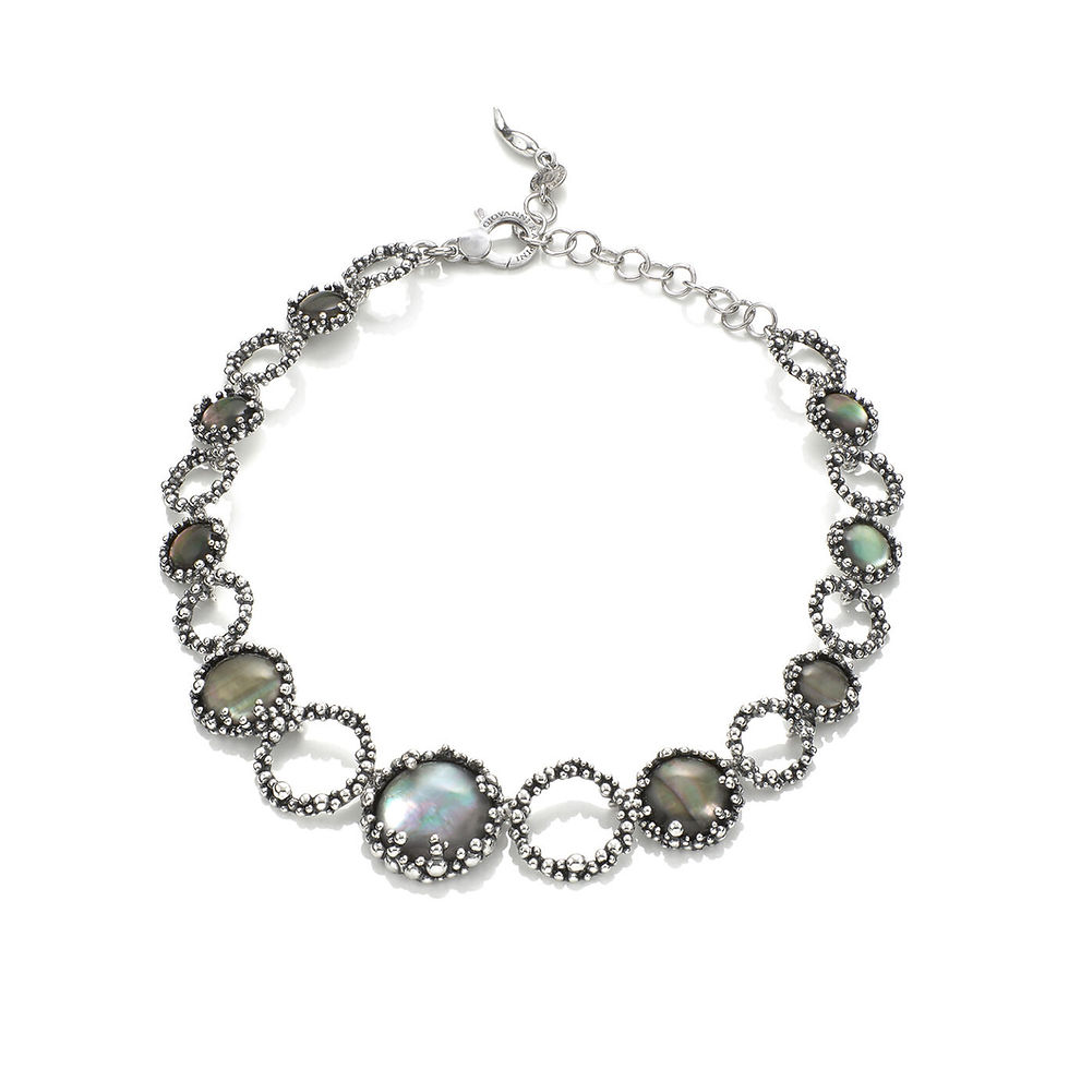 Collana DAFNE: elegante collana con pietre preziose.