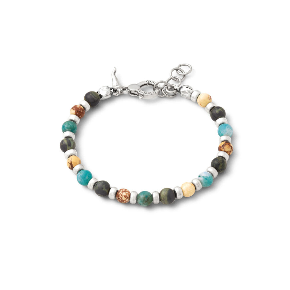 Braccialetto con perline colorate