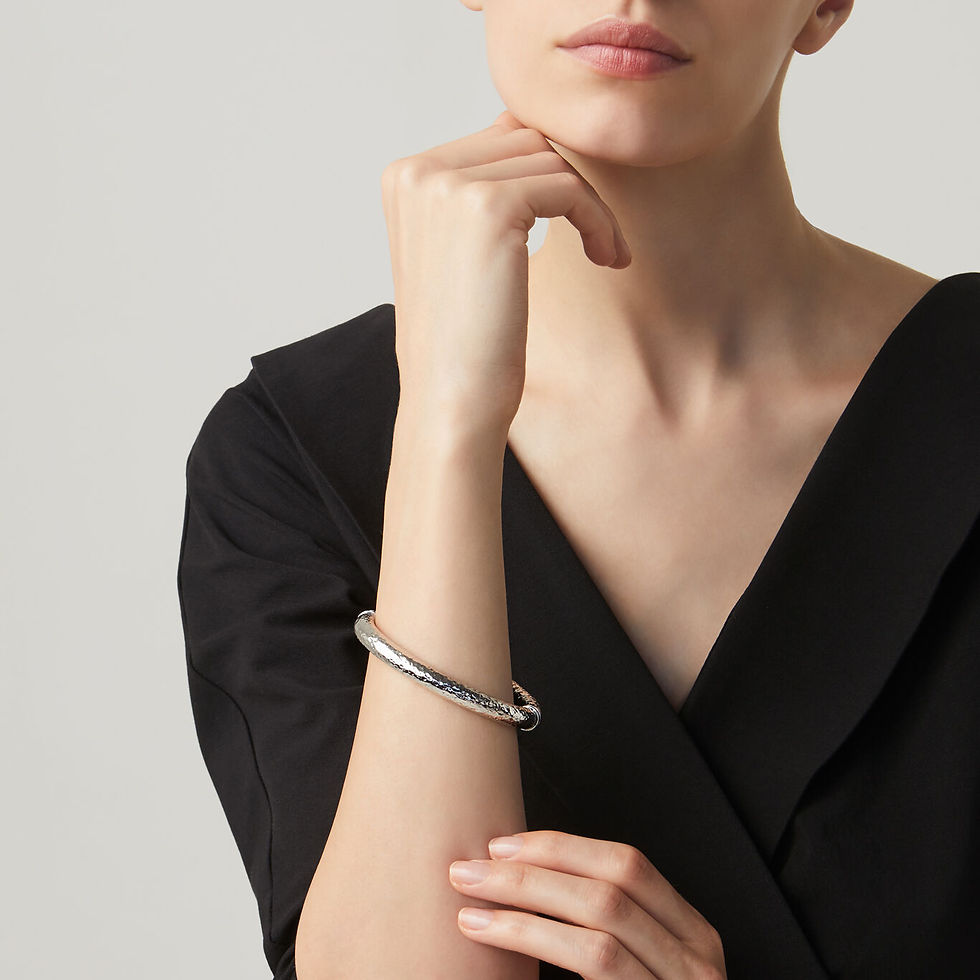 Bracciale in argento, design elegante