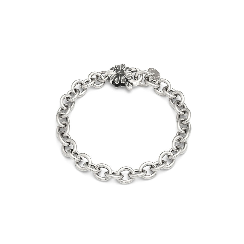 Bracciale maglia marina mini: elegante braccialetto in argento.