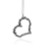 Collana a cuore in argento: dettaglio raffinato