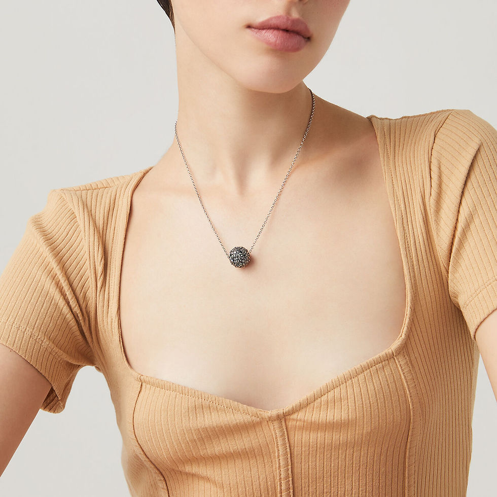 Modello collana con ciondolo